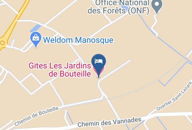 Alpes De Haute Provence - Gites Les Jardins De Bouteille Maps