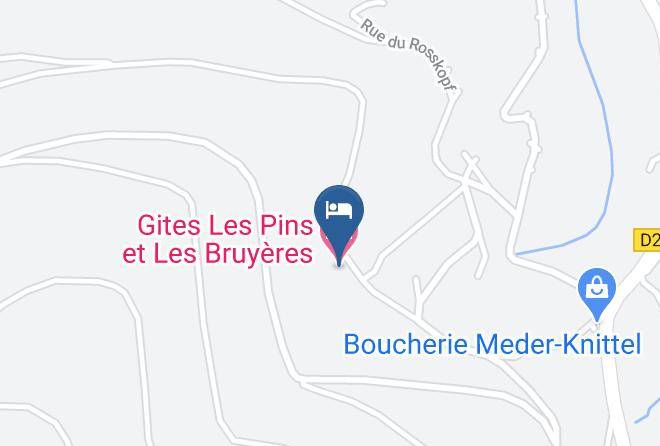 Bas Rhin - Gites Les Pins Et Les Bruyeres Maps