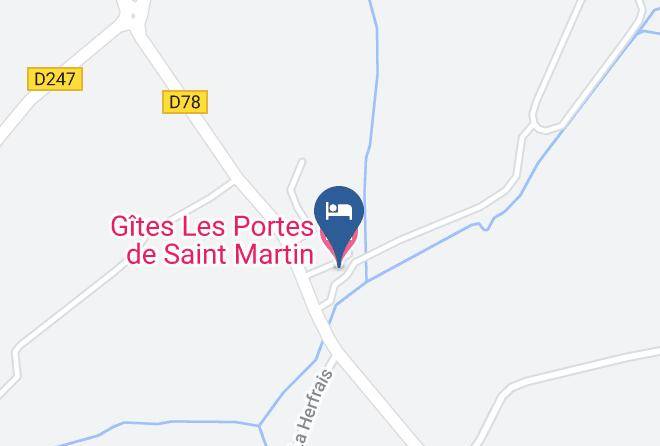Gites Les Portes De Saint Martin Map