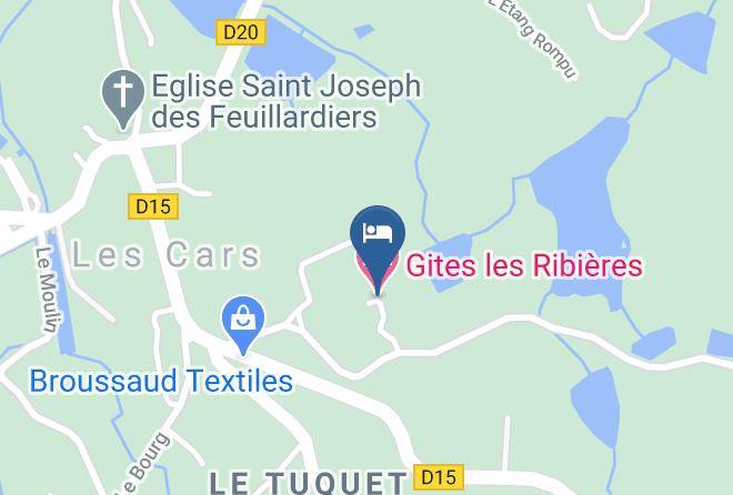 Haute Vienne - Gites Les Ribieres Maps