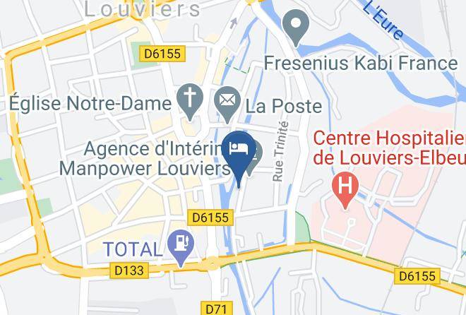 Gites Louviers Map