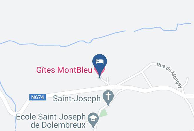 Gites Montbleu Map