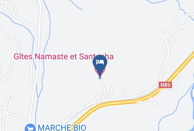Alpes De Haute Provence - Gites Namaste Et Santosha Maps