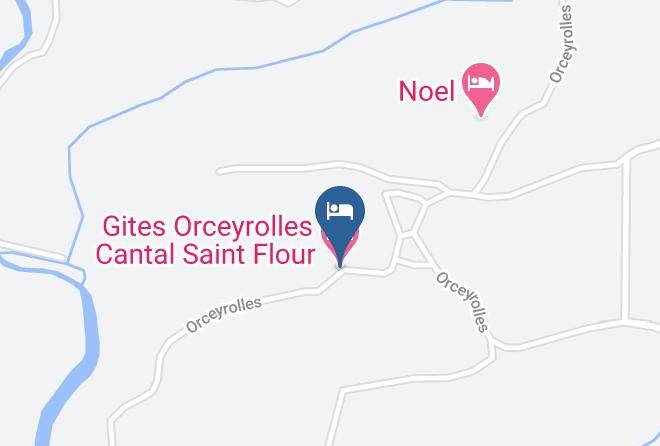 Cantal - Gites Orceyrolles Cantal Saint Flour Maps