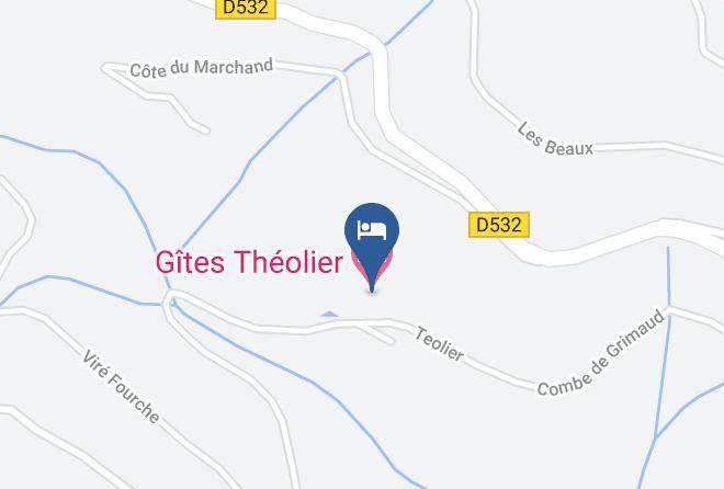 Ardeche - Gites Theolier Maps