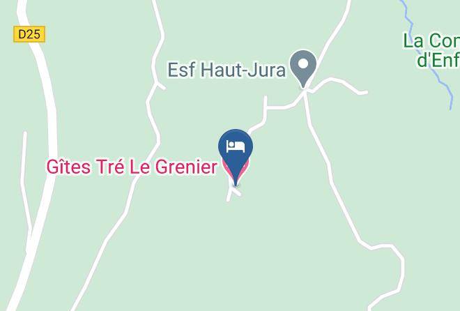 Jura - Gites Tre Le Grenier Maps