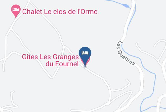Isere - Gites&chambres D'hotes Les Granges Du Fournel Maps