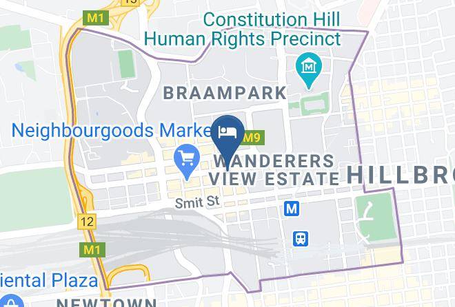 City Of Johannesburg - Gittaf Luxury Hotel Maps