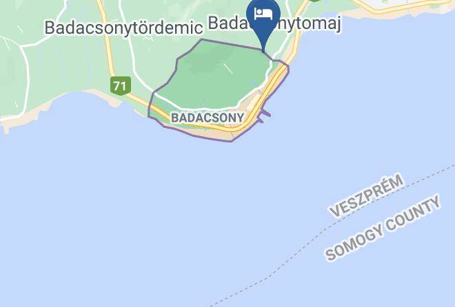 Badacsonytomaj - Gizella Panzio Maps