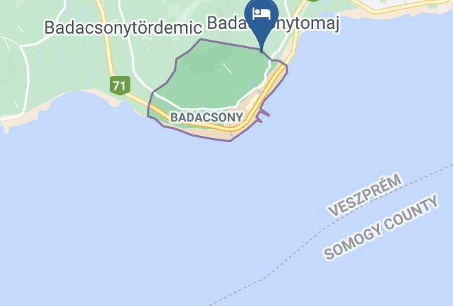 Badacsonytomaj - Gizella Vendeghaz Maps