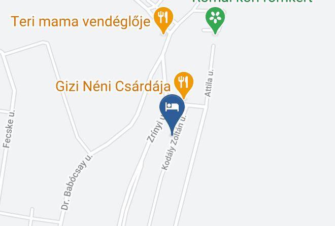 Heviz - Gizi Neni Vendeghaza Maps