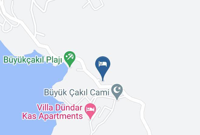 Kas - Gizli Vadi Kamp & Pansiyon Maps