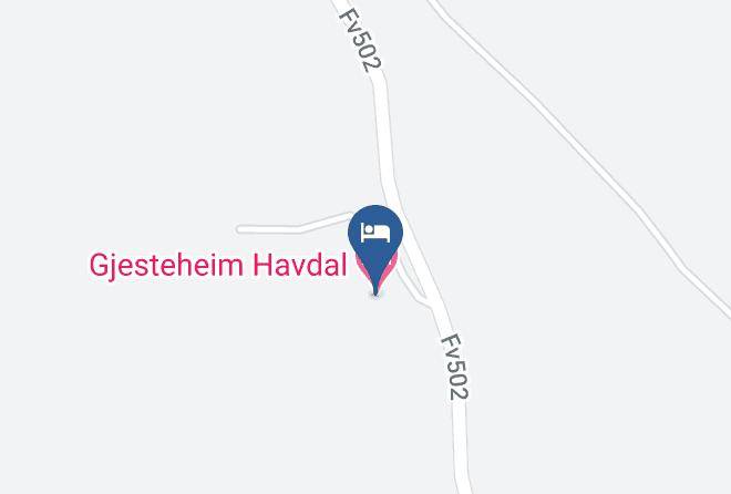 Gjesteheim Havdal Map