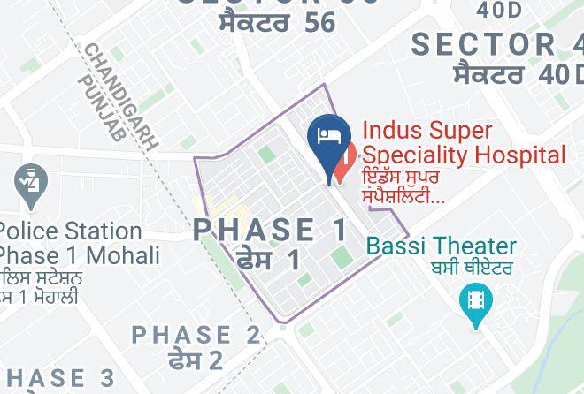 Mohali - Glades Hotel Maps