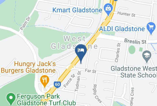 Gladstone - Gladstone Palms Motor Inn Maps