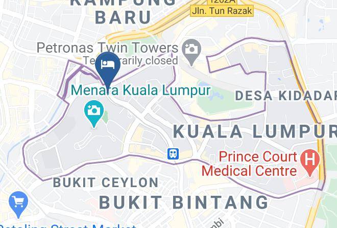 Kuala Lumpur - Glam Studio De Glam Luxury Maps