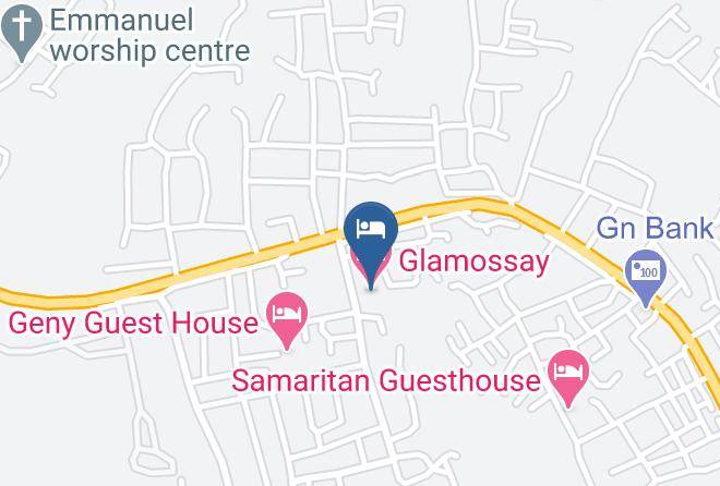 Sunyani - Glamossay Hotel Maps
