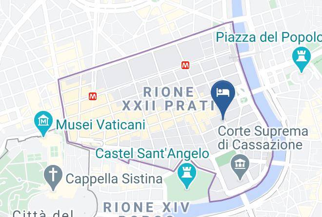 Rome - Glamour Center Of Rome B&b Maps