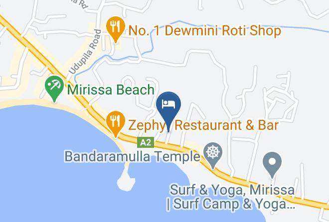 Galle - Glamour Hotel Mirissa Maps