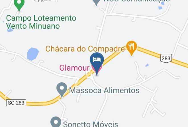 Chapeco - Glamour Motel Maps