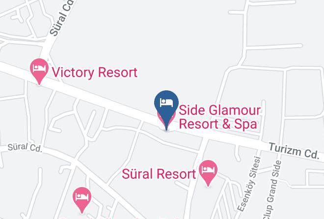 Manavgat - Side Glamour Resort & Spa Maps
