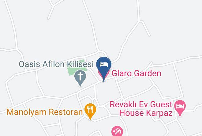 Dipkarpaz - Glaro Garden Hotel Maps
