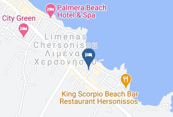 Iraklion - Glaros Beach Hotel Maps