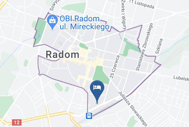 Radom - Glass Hotel Restauracja Maps