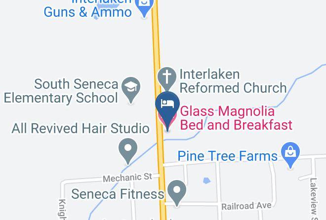 Seneca - Glass Magnolia Bed And Breakfast Maps