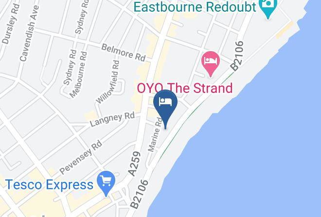 East Sussex - Glastonbury Hotel Maps