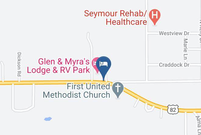 Baylor - Glen & Myra's Lodge & Rv Park Maps