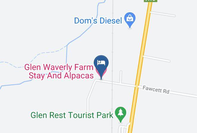 Glen Innes Severn - Glen Waverly Farm Stay And Alpacas Maps