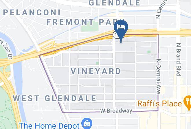 Los Angeles - Glendale Express Hotel Maps