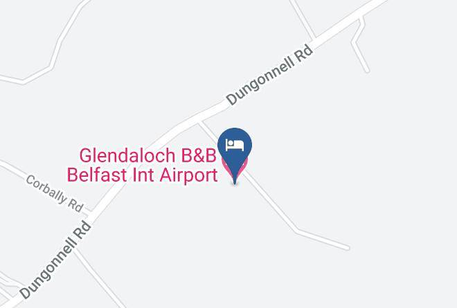 Antrim Newtownabbey - Glendaloch B&b Belfast Int Airport Maps