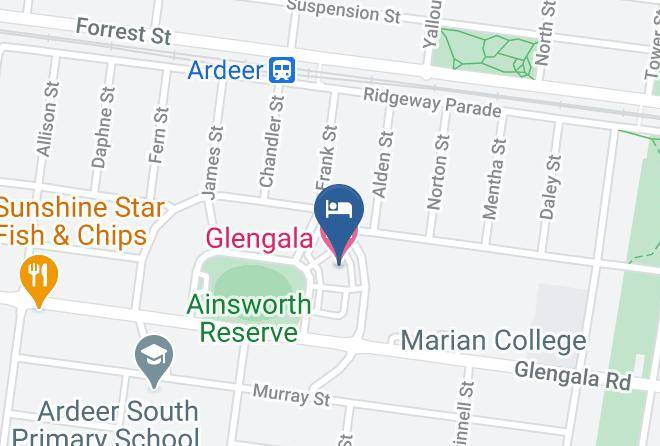 Glengala Hotel Map