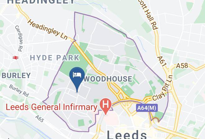 Leeds - Glengarth Hotel Maps