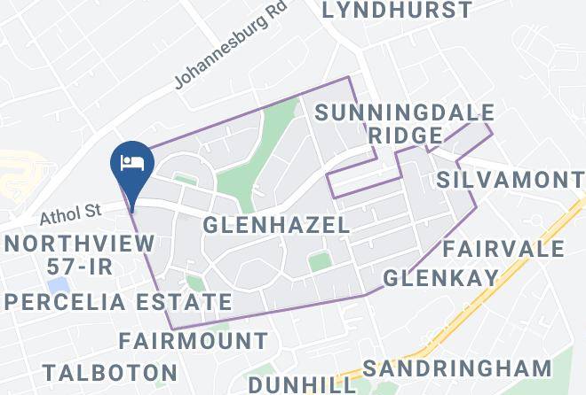 City Of Johannesburg - Glenhazel B & B Maps