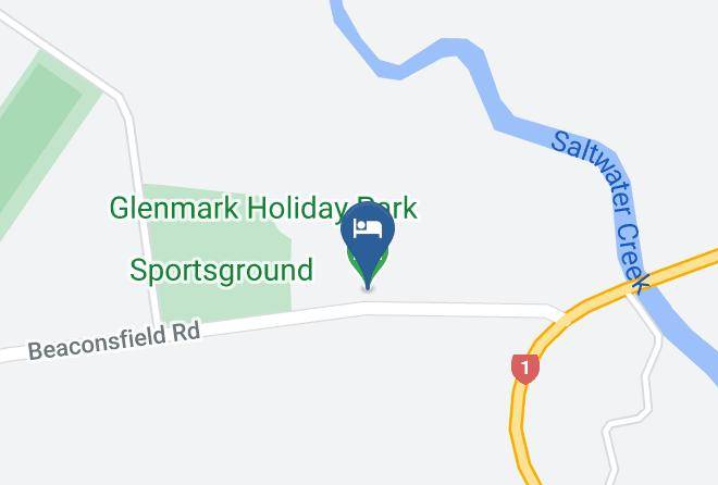 Timaru - Glenmark Holiday Park Maps