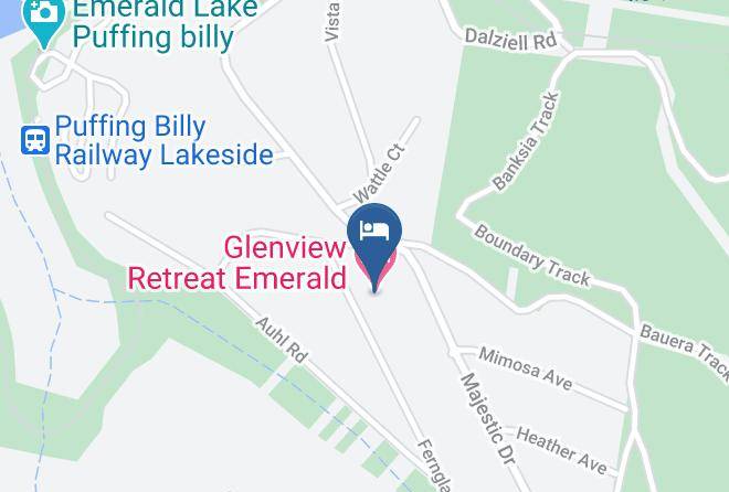 Cardinia - Glenview Retreat Emerald Maps