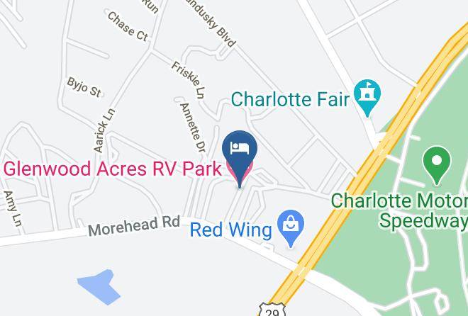 Cabarrus - Glenwood Acres Rv Park Maps