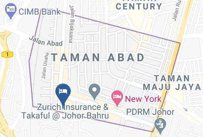 Johor Bahru - Glex Hotel Signature Jb Maps