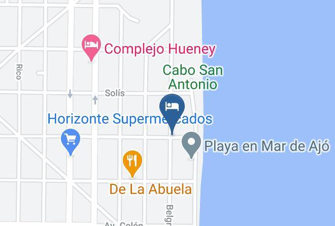 Mar Del Tuyu - Gli Amici Maps
