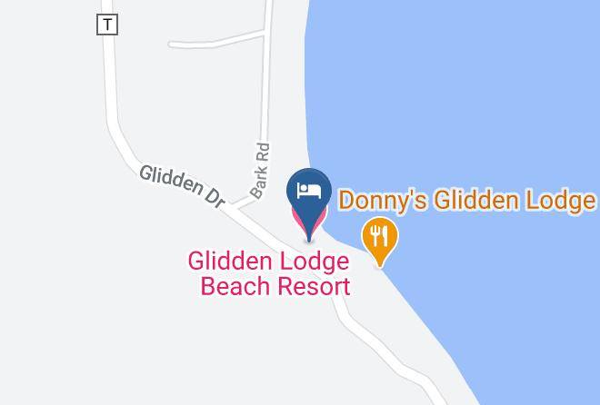 Door - Glidden Lodge Beach Resort Maps