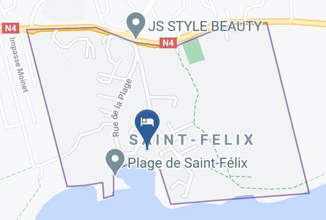 Le Gosier - Gligli Hotel Restaurant Maps