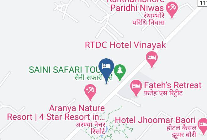 Sawai Madhopur - Glitz Ranthambore Safari Resort Maps