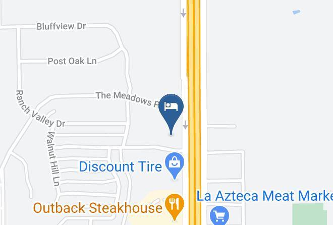 Glo Best Western Desoto Dallas Map