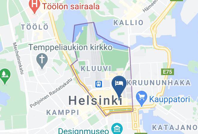Helsinki - Glo Hotel Kluuvi Maps