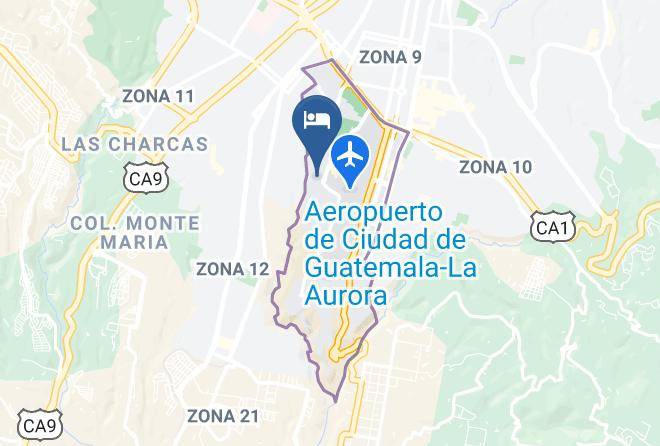 Guatemala - Global Airport Inn Maps