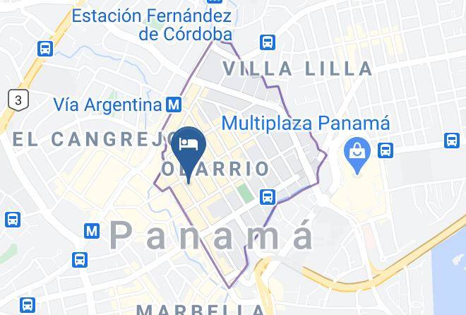 Bella Vista - Global Hotel Panama Maps