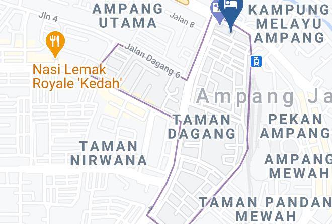 Hulu Langat - Global Inn Hotel Maps